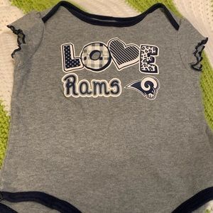NFL LA Rams onesie